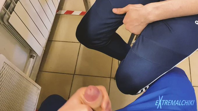 Public wanking at the sushi shop in the front of customers and deliver boy #outdoor #public #gay #masturbation