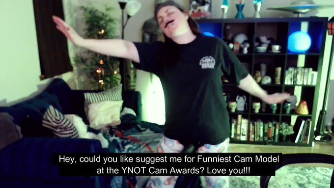 Hey, could I ask a favor? I'd love to be nominated for a 2021 YNOT Cam Award. Could you put me in the