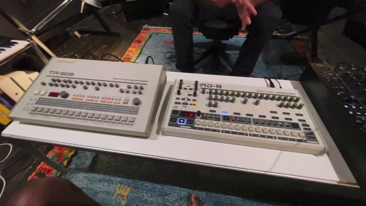 Kenny Larkin on X: TR-909 vs. Behringer RD9. Which sounds better