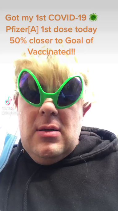 Out& About Town 1st Dose VACCINATION ACHIEVED?? ???? 50% Completed ? COVID-19 ? Safe Pfizer[A] dose 1
