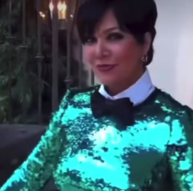 The Kardashians Kris Jenner Green Jacket
