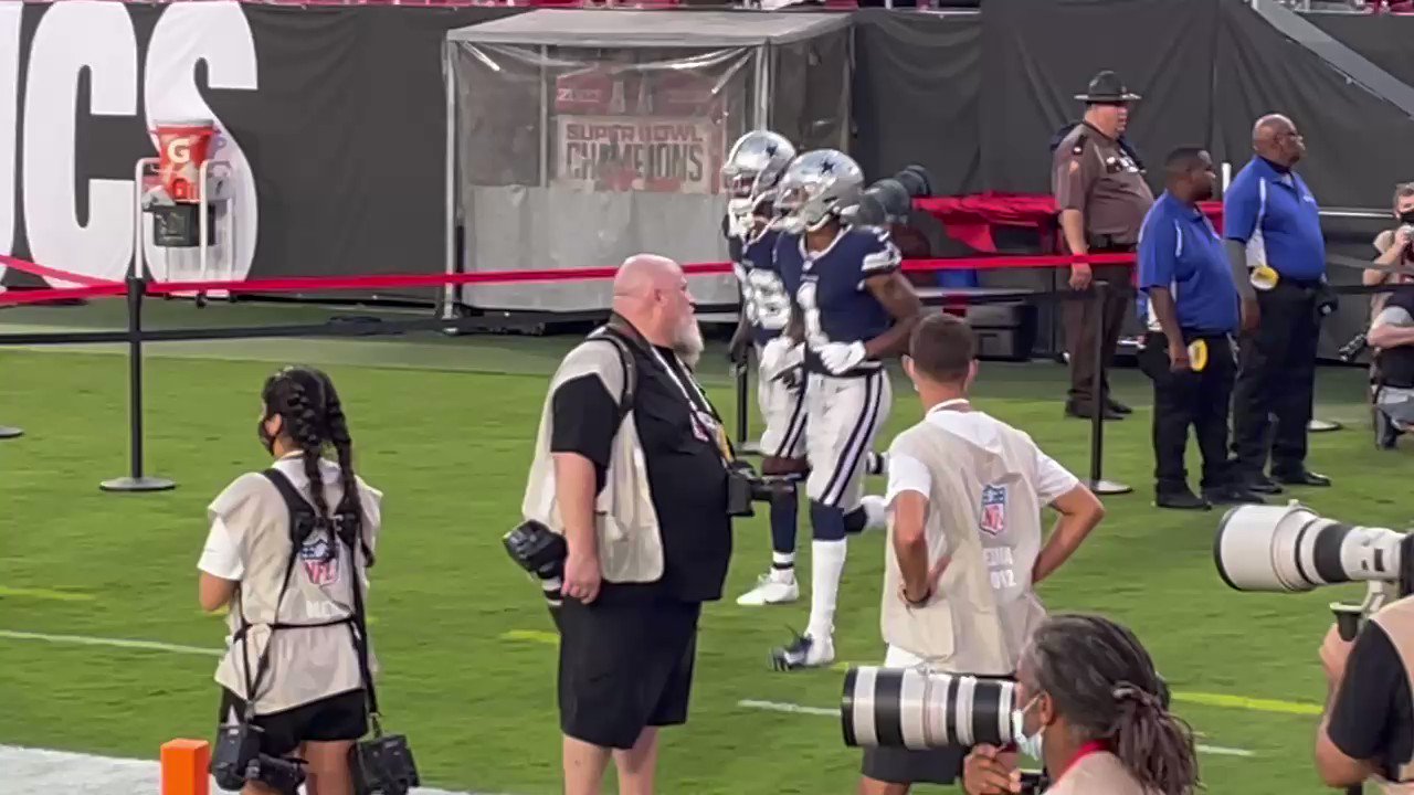 Jon Machota on X: Dallas Cowboys themed jerseys at tonight's