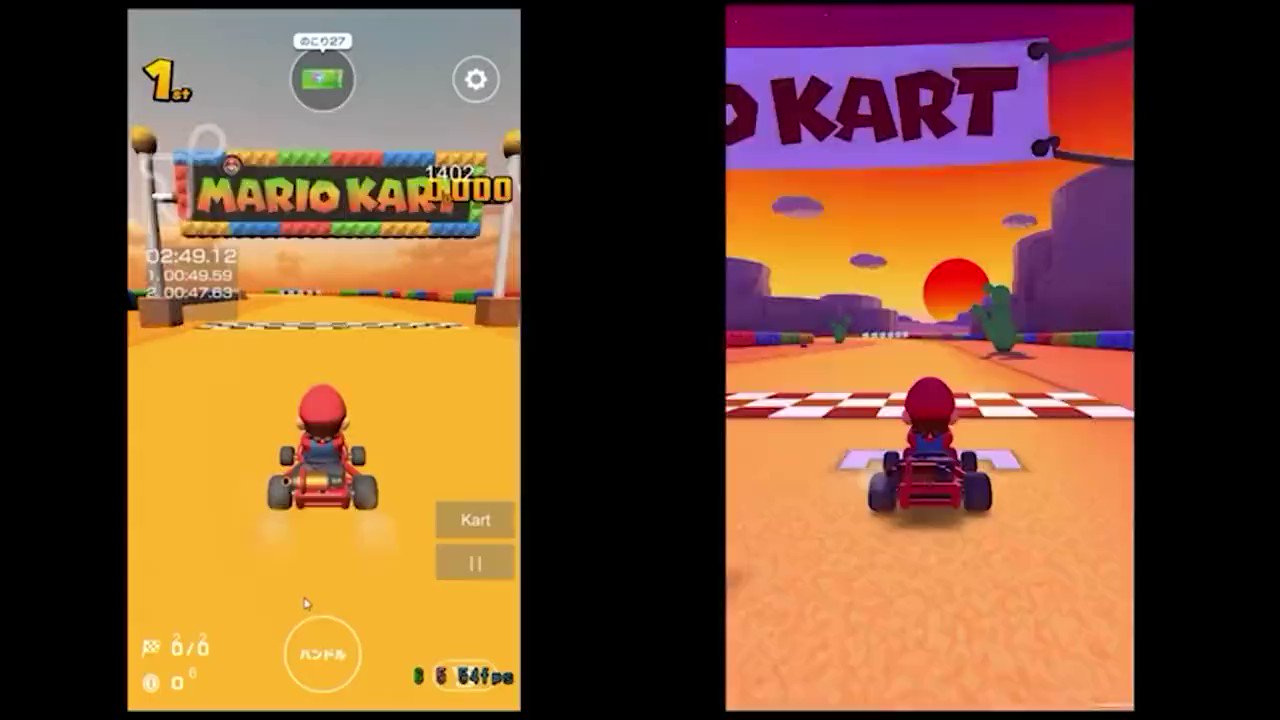 Nikki on X: Beta Mario Kart: World Tour compared to it's late-stage  development counterpart  / X