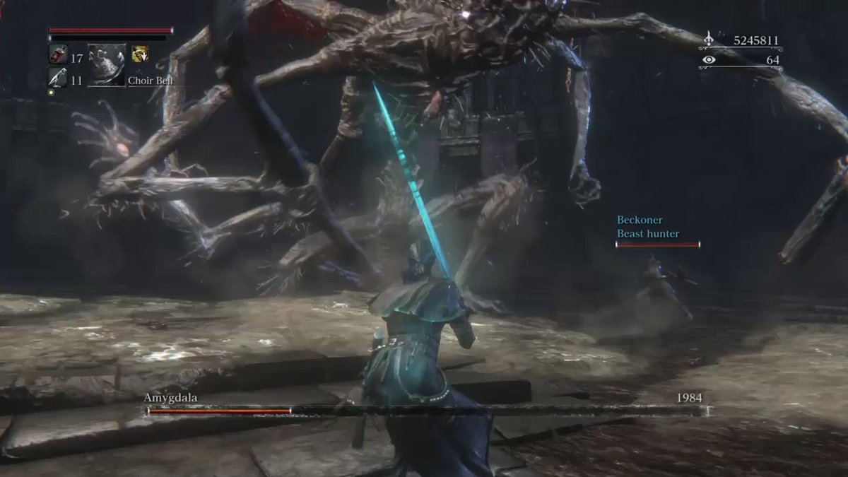 Lance McDonald on X: Bloodborne: The Old Hunters Edition running