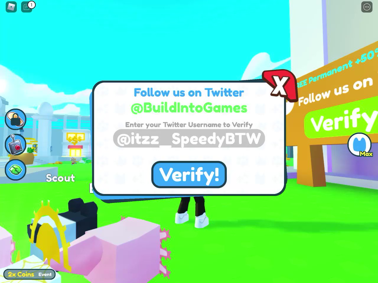 Sp3edy on X: @BuildIntoGames I can't put my Twitter user I changed my  username 3 times It used to be Itzz_SpeedyBTW now it's ItzSpeedyBtw my  roblox user is ytt_the1gio please fix it