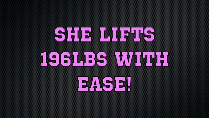 PLEASE #RT 

"SHE LIFTS 196LBS WITH EASE" with @MadisonSwan7  & @FlyOnNyssaswall

#LIFTANDCARRY #LIFTING