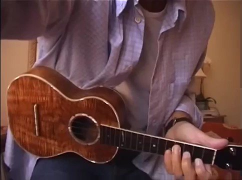 The Beatles Earth on Twitter: "George Harrison his ukulele at home (~2000): https://t.co/lx08d3CfzU" / Twitter