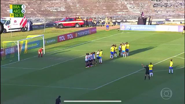 Brazil Second Goal (Marta's Free Kick)