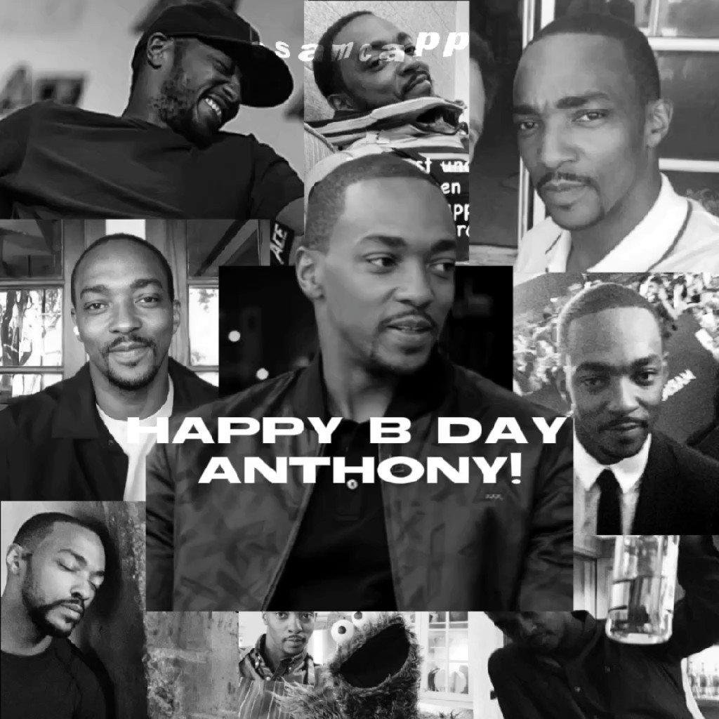 Happy birthday to the one and only anthony mackie aka light of my life.    