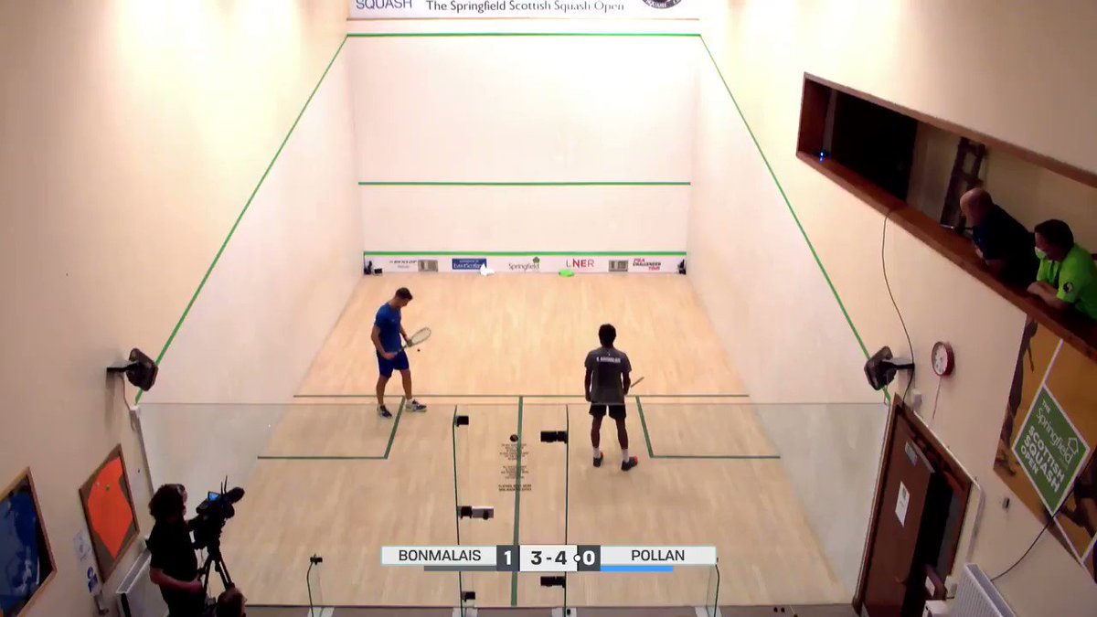 Got to admire the movement of France's Sebastien Bonmalais on his way to a 3-0 victory over Sergio Garcia Pollan (Esp)

Watch: Day 2 https://t.co/Hb2QNpBvXW
Buy tickets https://t.co/8PzduIzOfL
#SSSO2021 #PerfectStage #Squash #Inverness https://t.co/MwU3Z70zRj