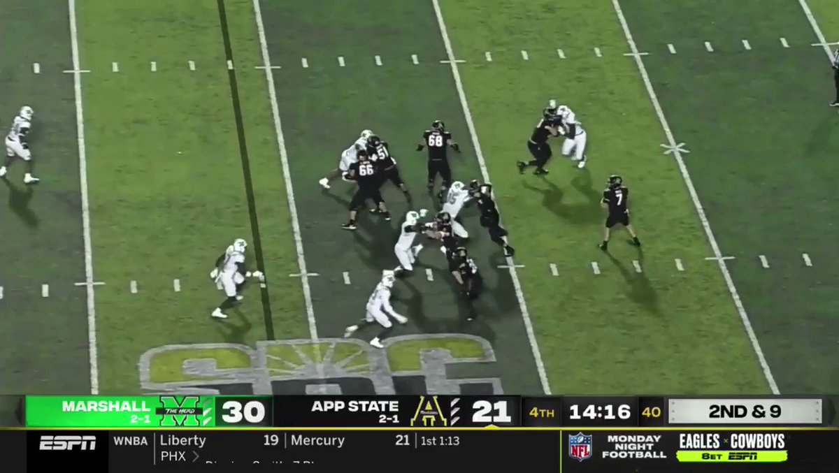 Pickswise on Twitter "Corey Sutton WHAT A CATCH 😱 App State (7) now trails by 2 🏈 https//t.co