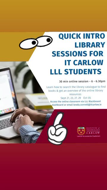 ITCarlowLibrary s video Tweet