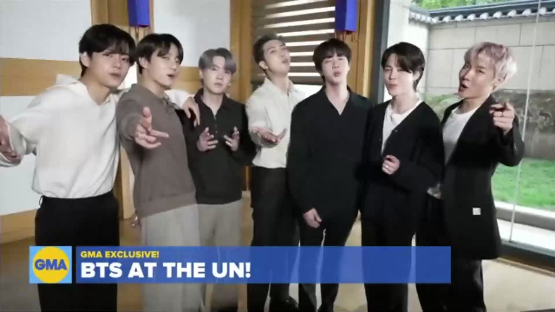 ً on X: BTS AT GOOD MORNING AMERICA!  / X