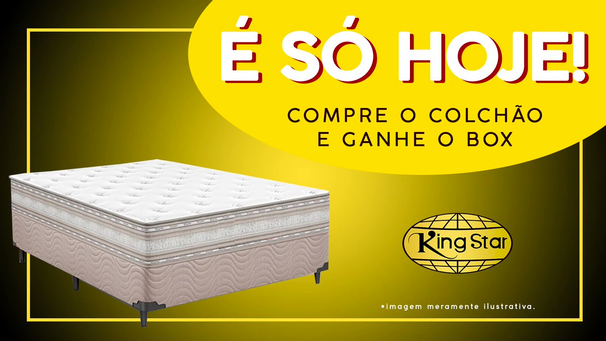 king star colchões - Colchão Box Casal