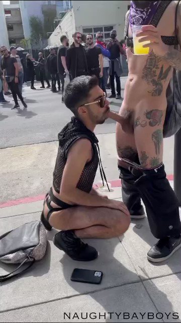 Doing what has do be done at #folsom street fair! ???@NaughtyBayBoys is that right? 

?? https://t.co/F8euO6e0QG