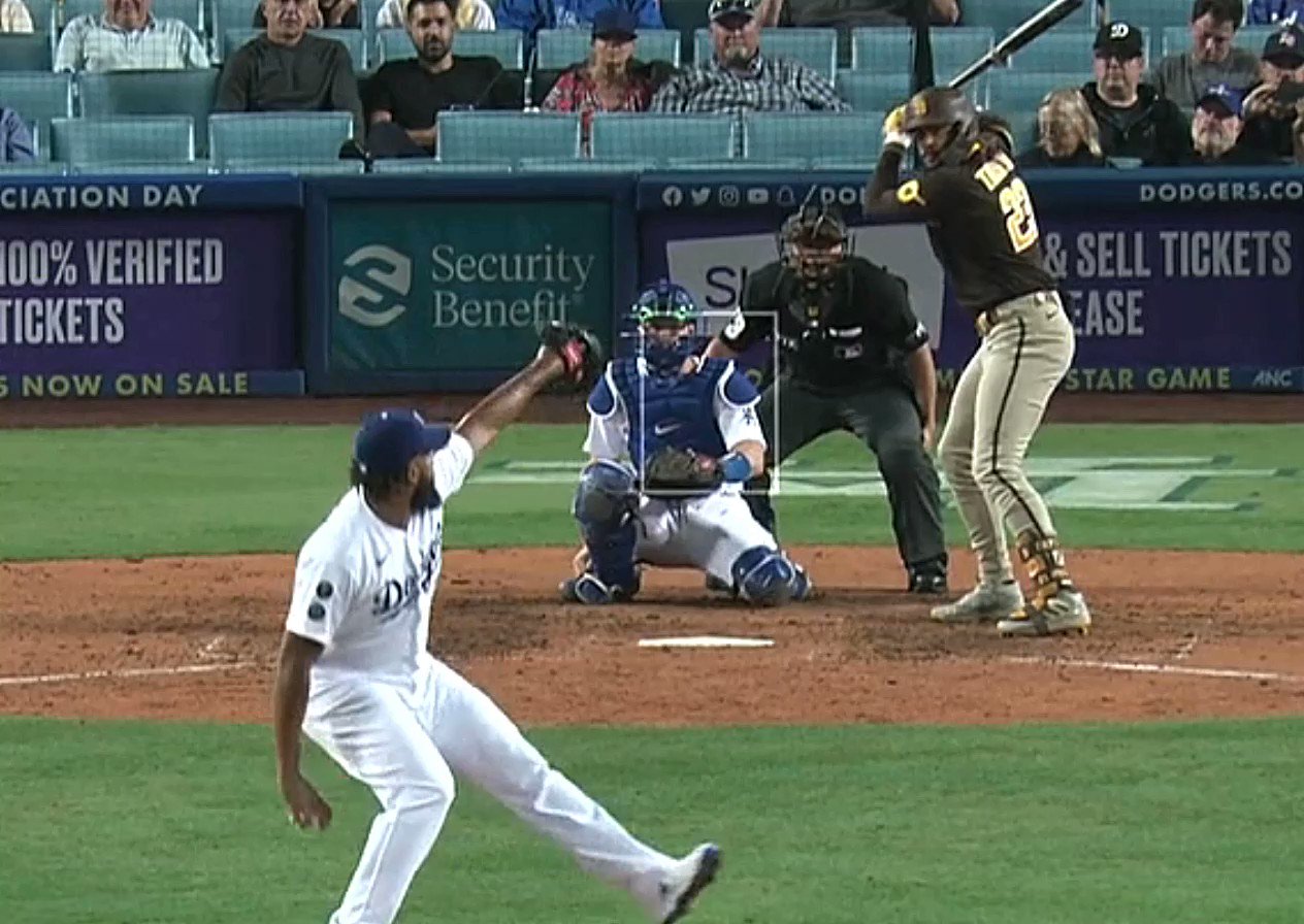 Rob Friedman på X: Kenley Jansen, K'ing the Side (on 10 pitches