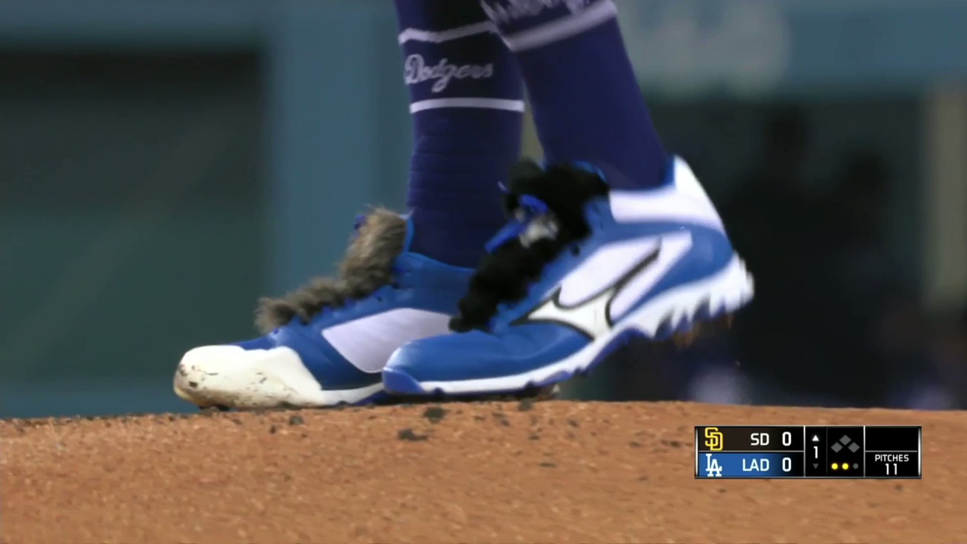 Dodgers Nation on X: Tony Gonsolin is rocking cat themed cleats