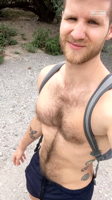 Who wants to go on a hike ? #gays #gaycock #gayhairy #gayexhibitionist #gayoutdoors #gayotter #gaycum