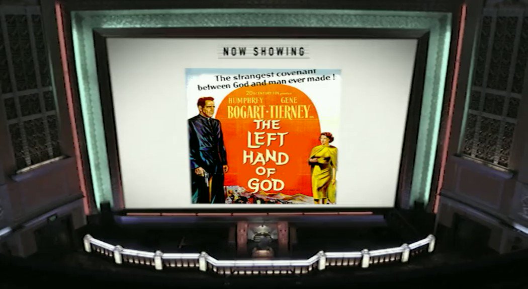 RT @TalkingPicsTV: Coming soon: Sat-9-Oct 6:50pm #HumphreyBogart #GeneTierney THE LEFT HAND OF GOD (1955) https://t.co/XTUN5pTcyL
