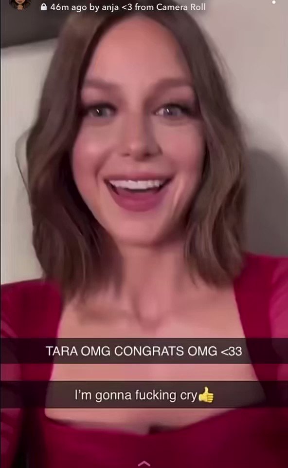 Melissa benoist wishing happy birthday to a fan  