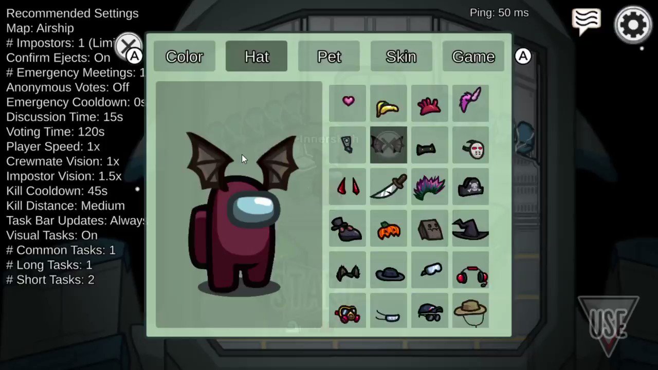 How to Get Halloween Hats in Among Us