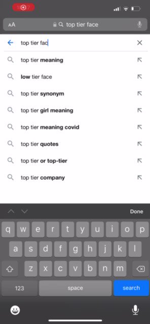 👻ghøš† α∀εη†αd⊕r👻 on Twitter: GIRL DO YOU KNOW WHEN YOU GOOGLE "TOP TIER only YOU pop up!!!?? FACE CARD NEVER DECLINES WHEN THE OTHERS😪😪 #Boyz https://t.co/dLknHLbZgB" / Twitter