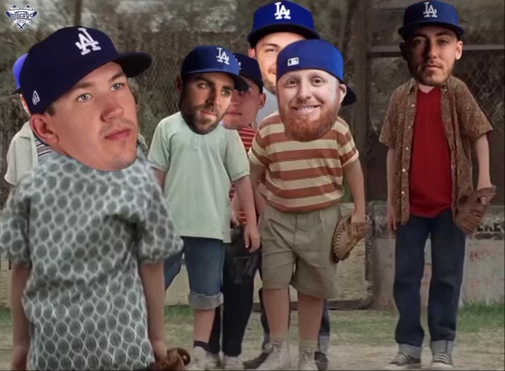 Dodgers Nation on X: #Dodgers vs. Giants x The Sandlot! Remember kid,  there's heroes and there's legends. Heroes get remembered but legends never  die. This series is going to be legendary.  /