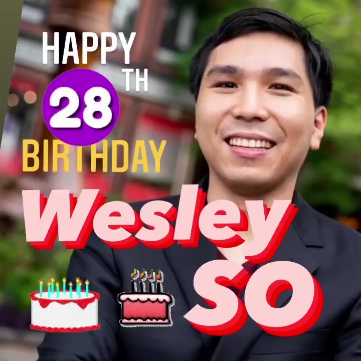 Happy Birthday to two-time and reigning U.S. Champion Wesley So!  