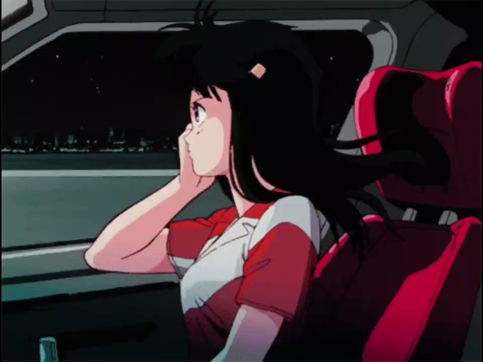 aesthetic anime car gifs - YouTube