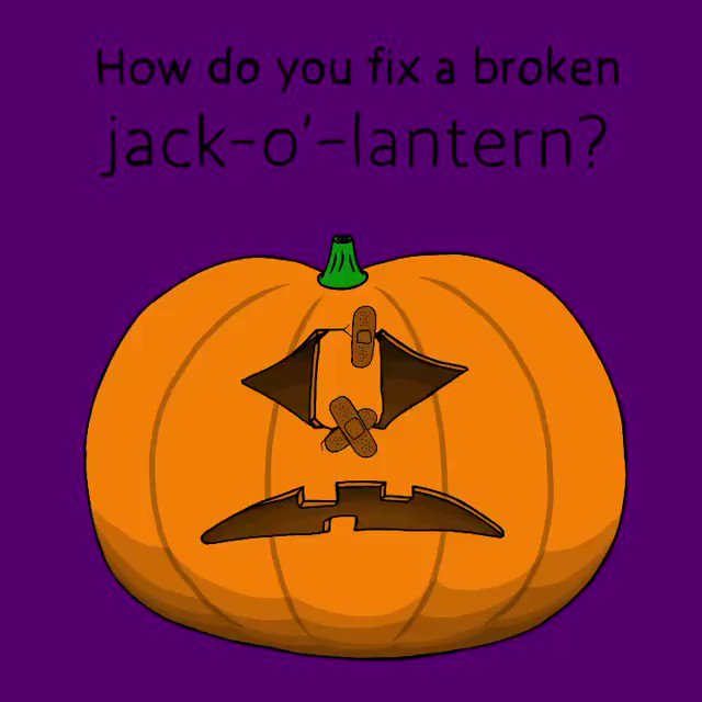 How Do You Mend a Broken Jack O Lantern