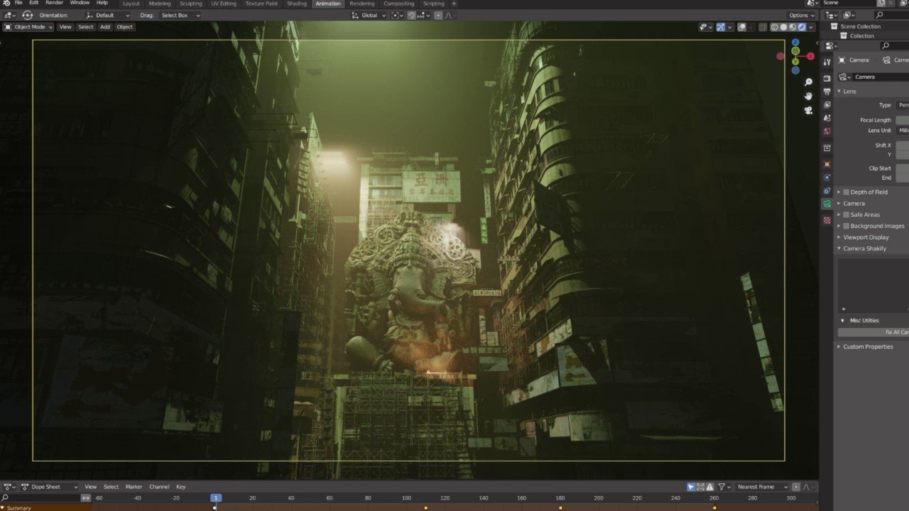 Hirokazu Yokohara on Twitter "あのIan Hubertが先日公開したBlenderの無料Camera Shake Addonを入れてみた。ワンボタンでカメラに