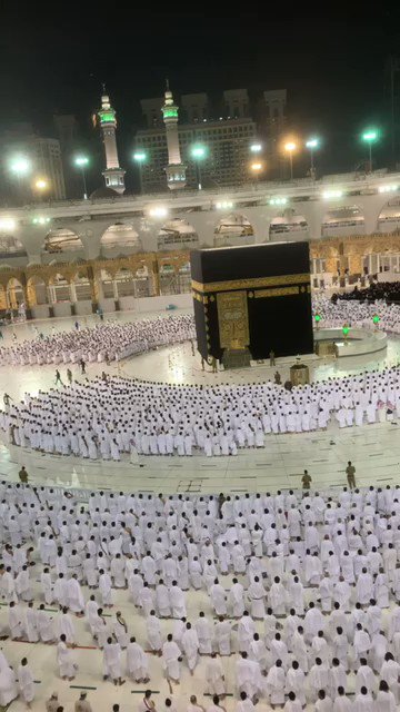 RT @hsharifain: VIDEO: First Prayer in Masjid Al Haram without Social Distancing after one and half years https://t.co/ksROLoZ3tC