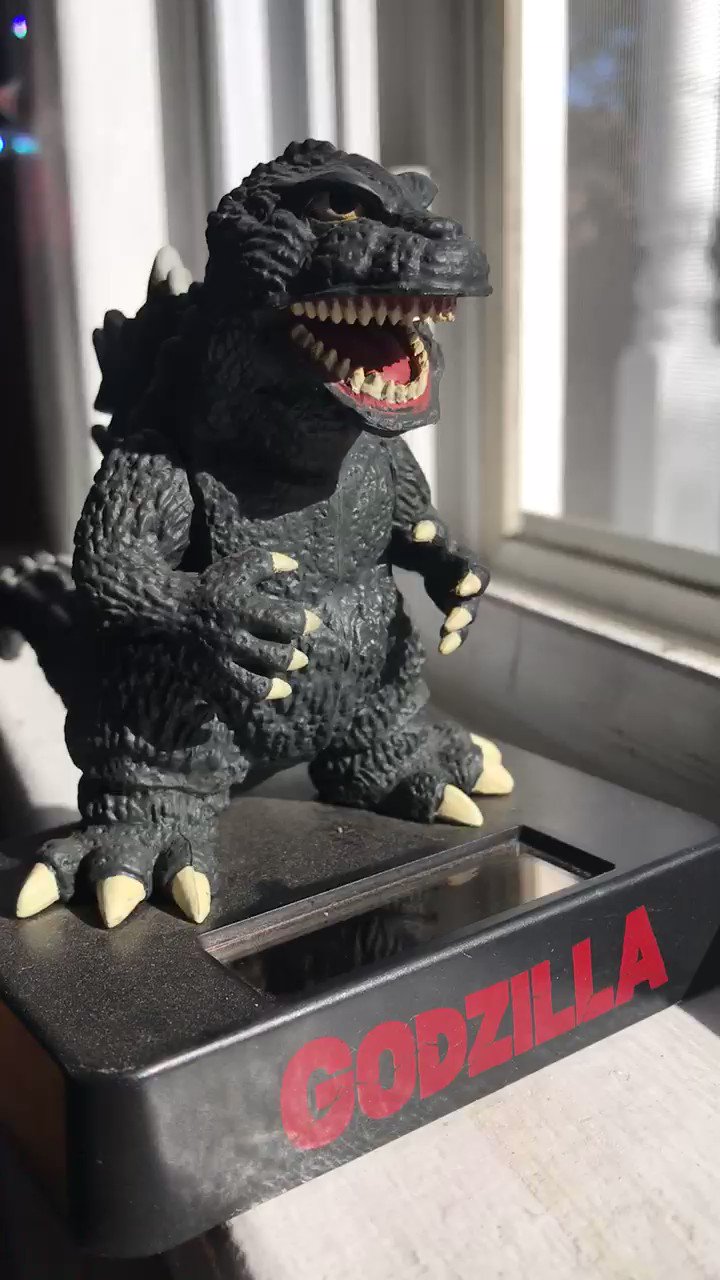Godzilla solar toy cheap