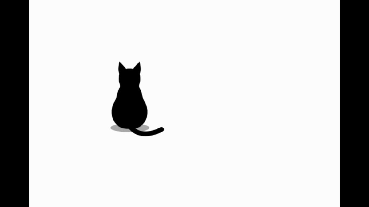 Силуэт кошки