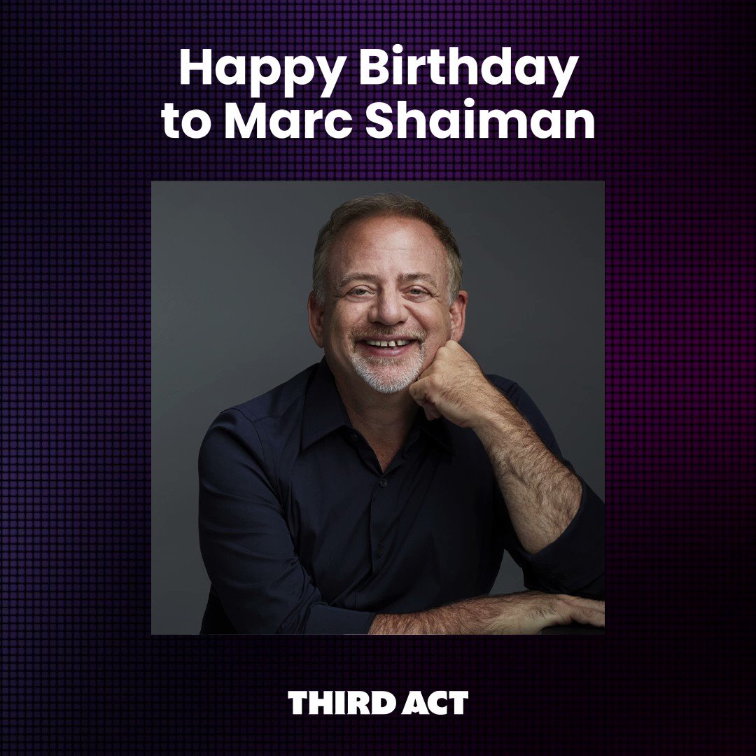 We can hear the bells! Happy birthday to Marc Shaiman!     