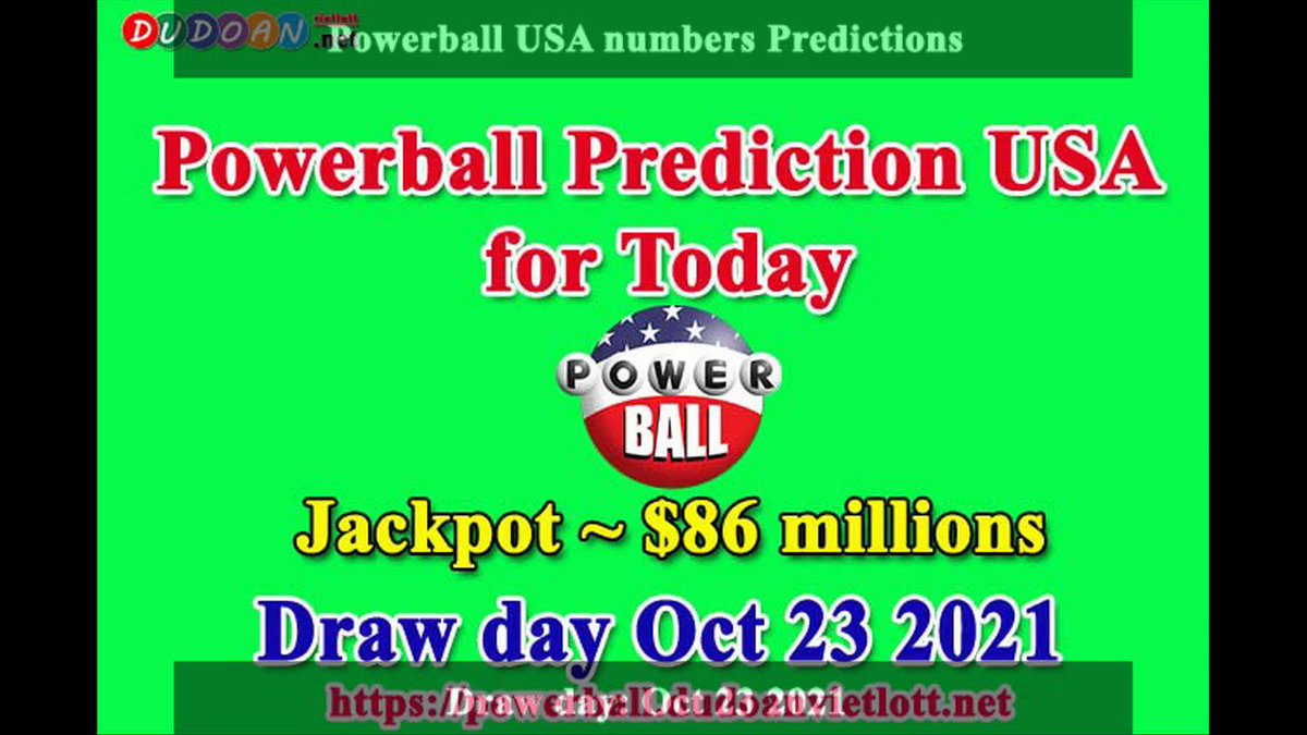 How to get Powerball USA numbers predictions on Saturday 23-10-2021? Jackpot ~ $86 millions -> https://t.co/OfY8sCftb8 https://t.co/9lAXnoYMcA