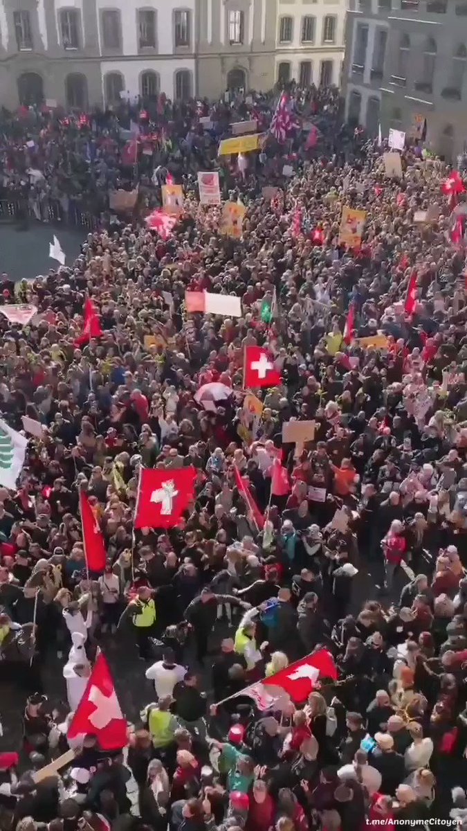 Switzerland: Massive Protest Against Vax Passports, COVID Tyranny in Capital City XOATQHwQx04cIqhR