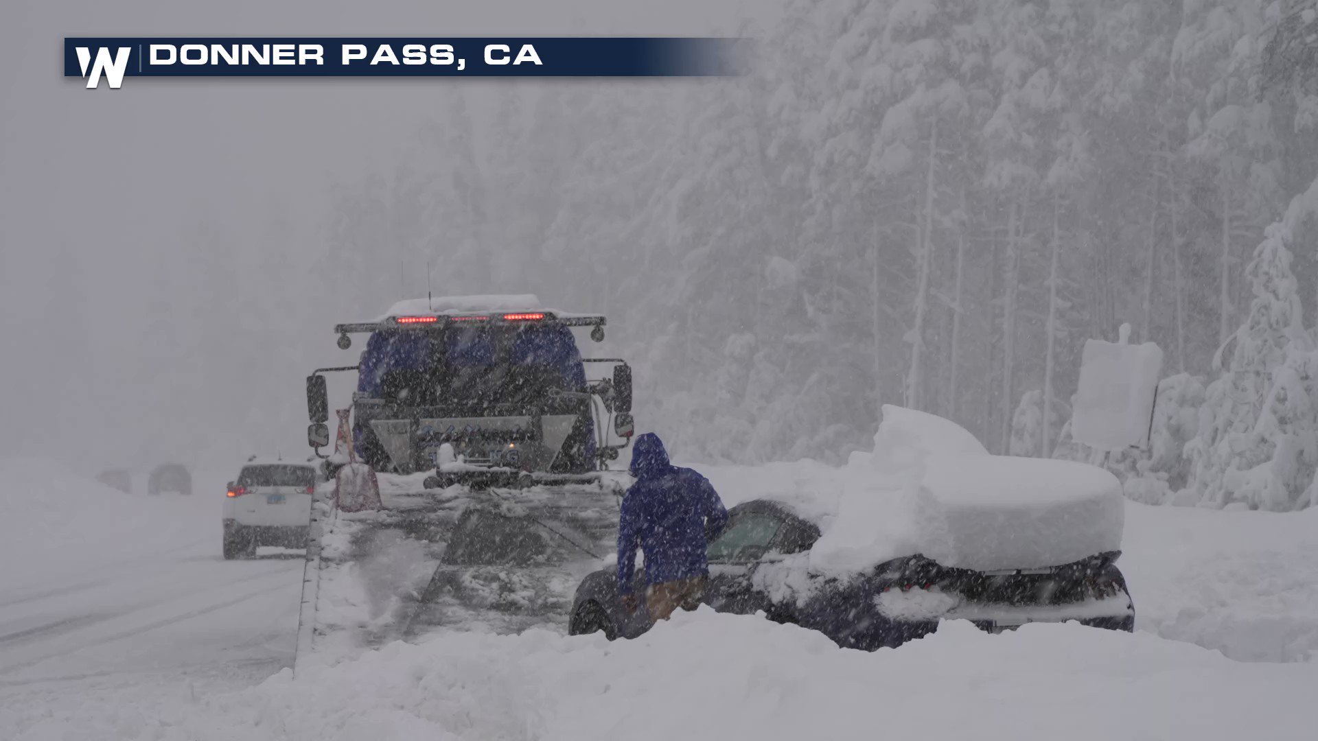 Donner Pass Snow 2025