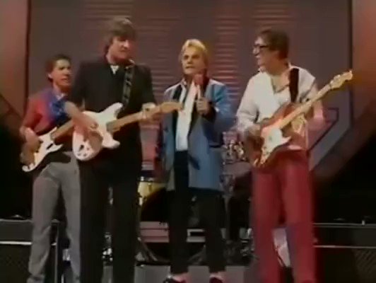 Happy 80th birthday Freddie Starr sideman, Hank Marvin   