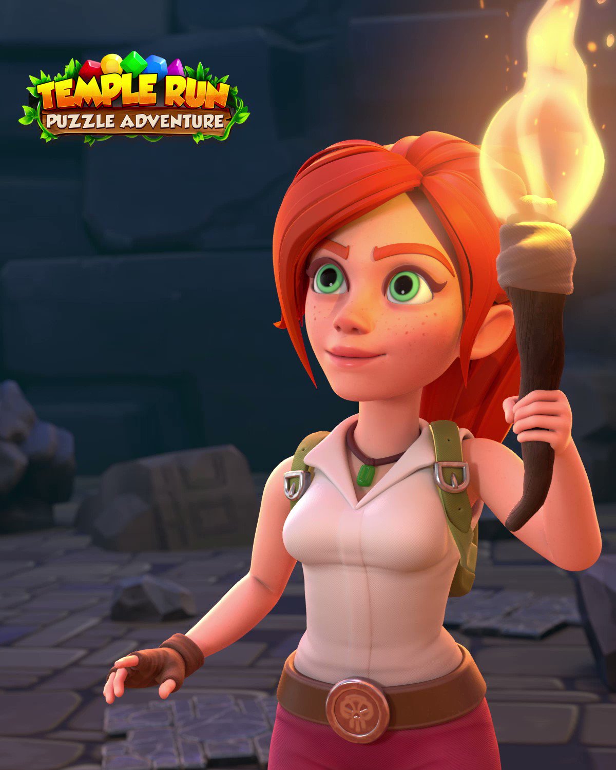 Temple Run - Be a Puzzle Adventurer! Join Scarlett in a