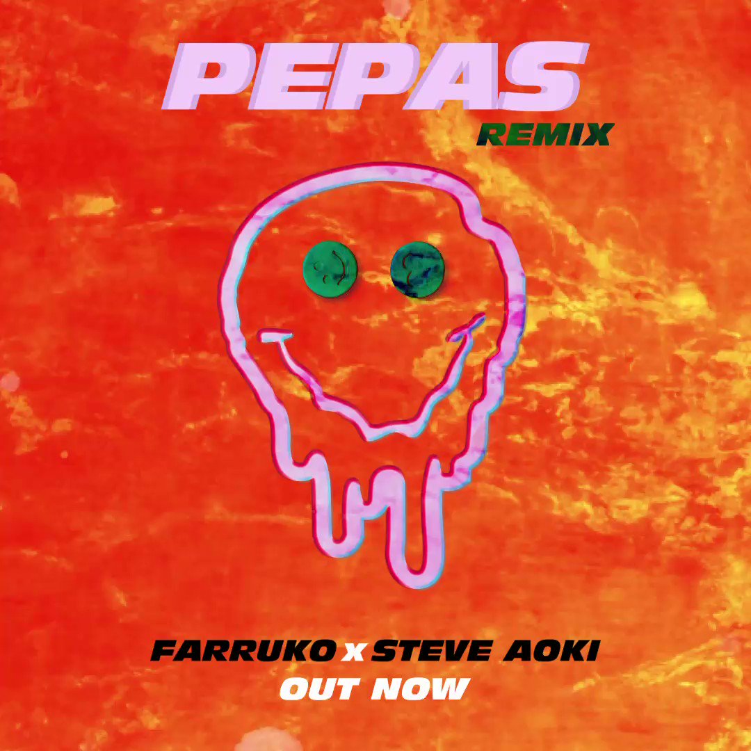 Steve Aoki My Secret Weapon Has Been Unleashed The Steve Aoki Remix For Pepas Is Out Now Get Ready For Halloween Weekend T Co 33dsri2ijf Twitter