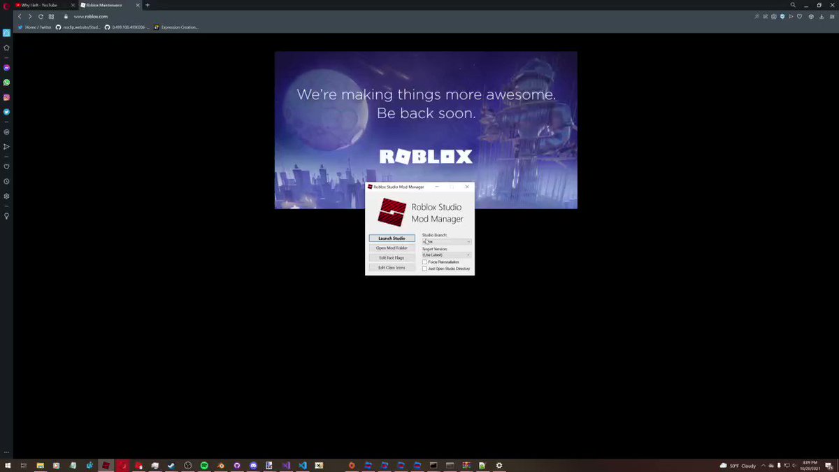 Repeatedly getting Roblox Studio timed out error when scanning FVariables · Issue #26 · MaximumADHD/Roblox-Studio-Mod-Manager · GitHub
