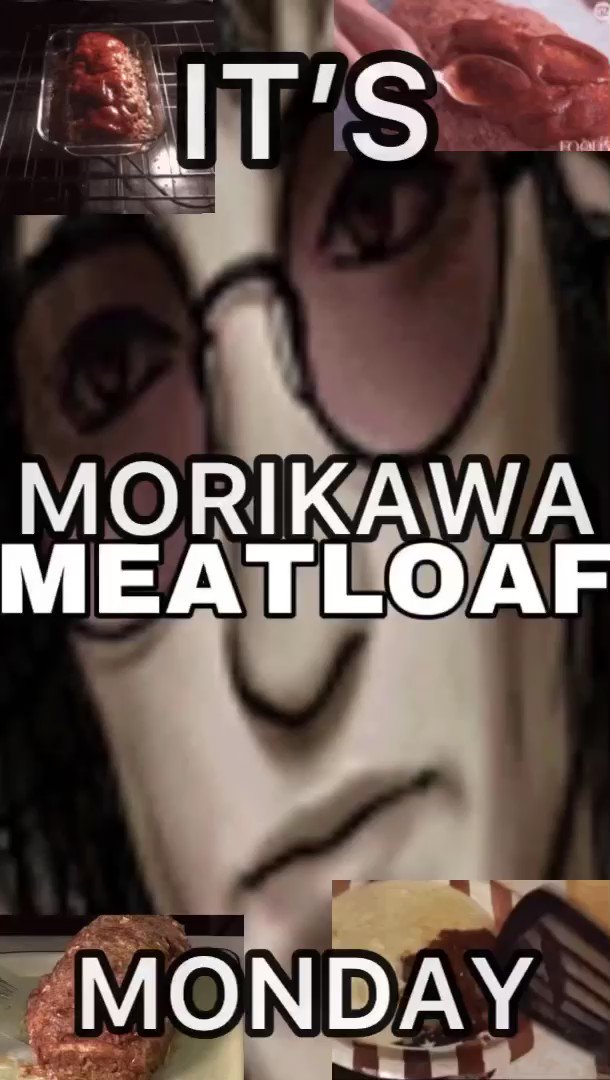 RT @TorabisuLuvmail: Hey everyone you know what day it is, it’s Morikawa meatloaf Monday !! https://t.co/6n5Q1LSVIP