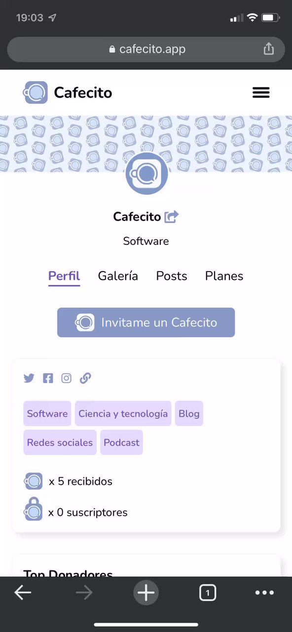 Cafecito (@cafecito_app) / Twitter