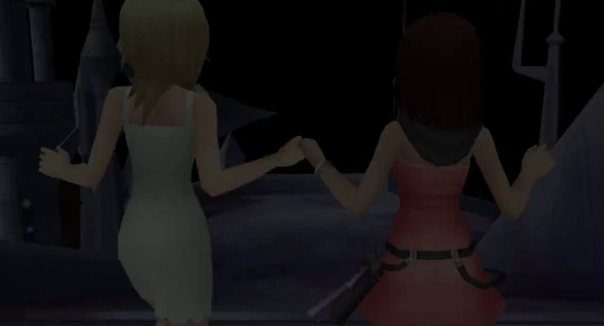 reaction encyclopedia on X: &ldquo;Kairi and Naminé running away to 
