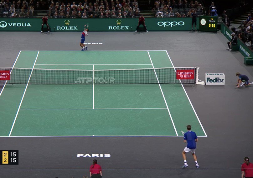federer rolex paris masters 2018