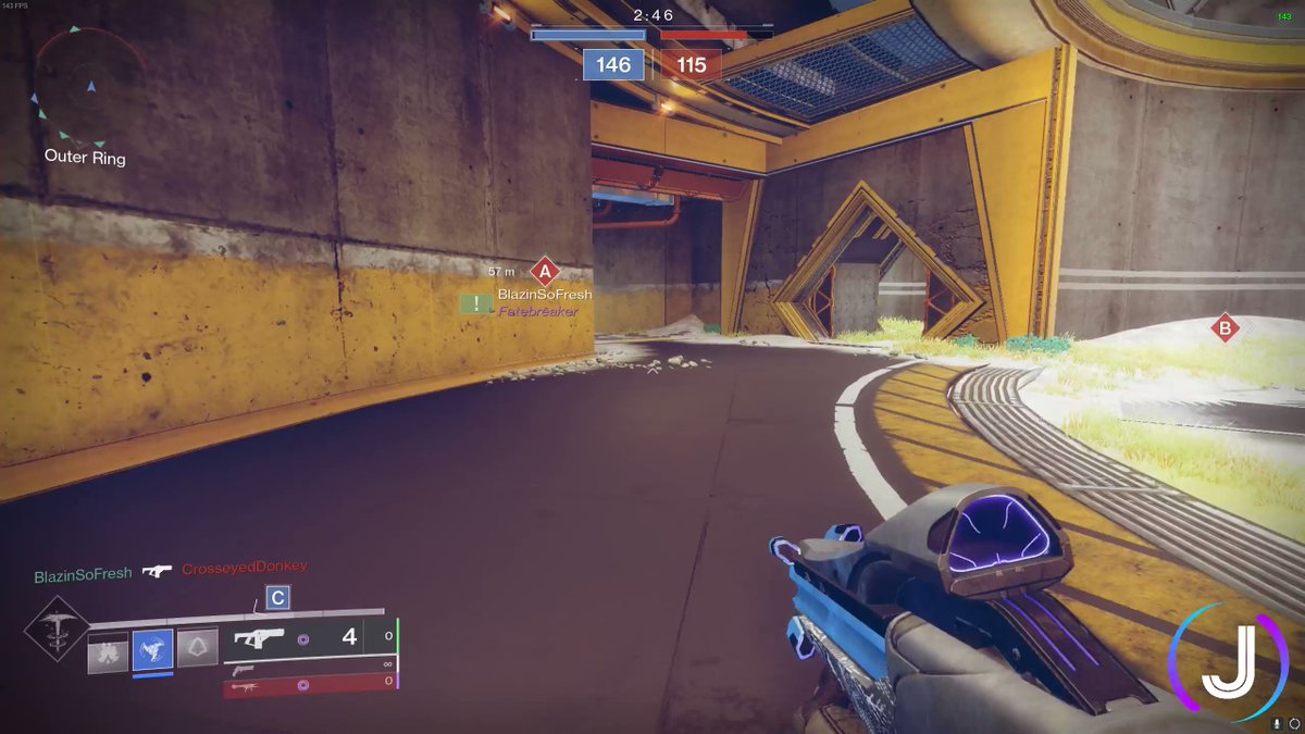 I find it surprising that rapid fire fusion rifles don't have a larger presence in the Crucible. The Zealot's Reward feels very consistent, and in some ways more effective than pellet shotguns. It's small perk pool also makes it easier to snag that under pressure/HIR god roll! https://t.co/0l4lIQwdRJ