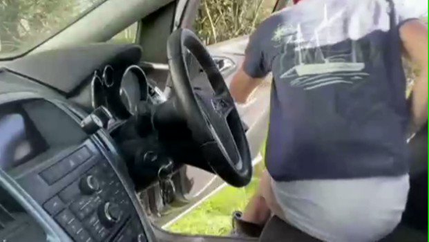I love the way people walked by and people watched stopped. The Rush #car #cruising #gaycruising #public