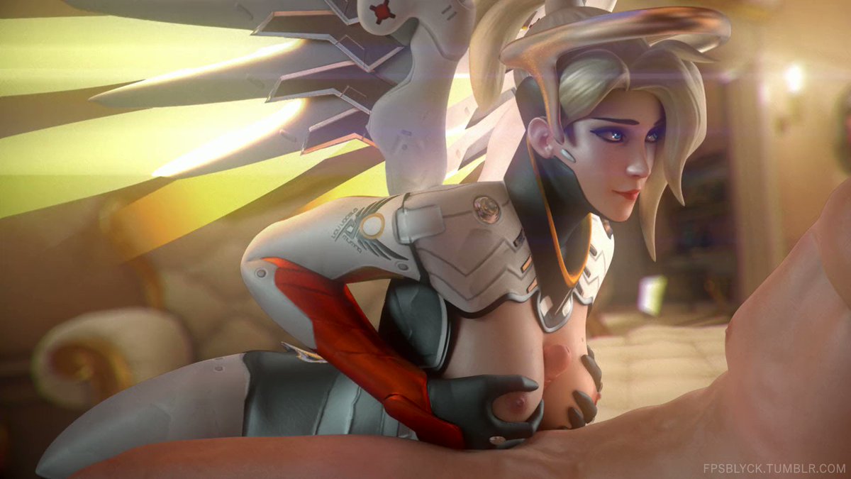 “mercy giving a big cock a boobjob

