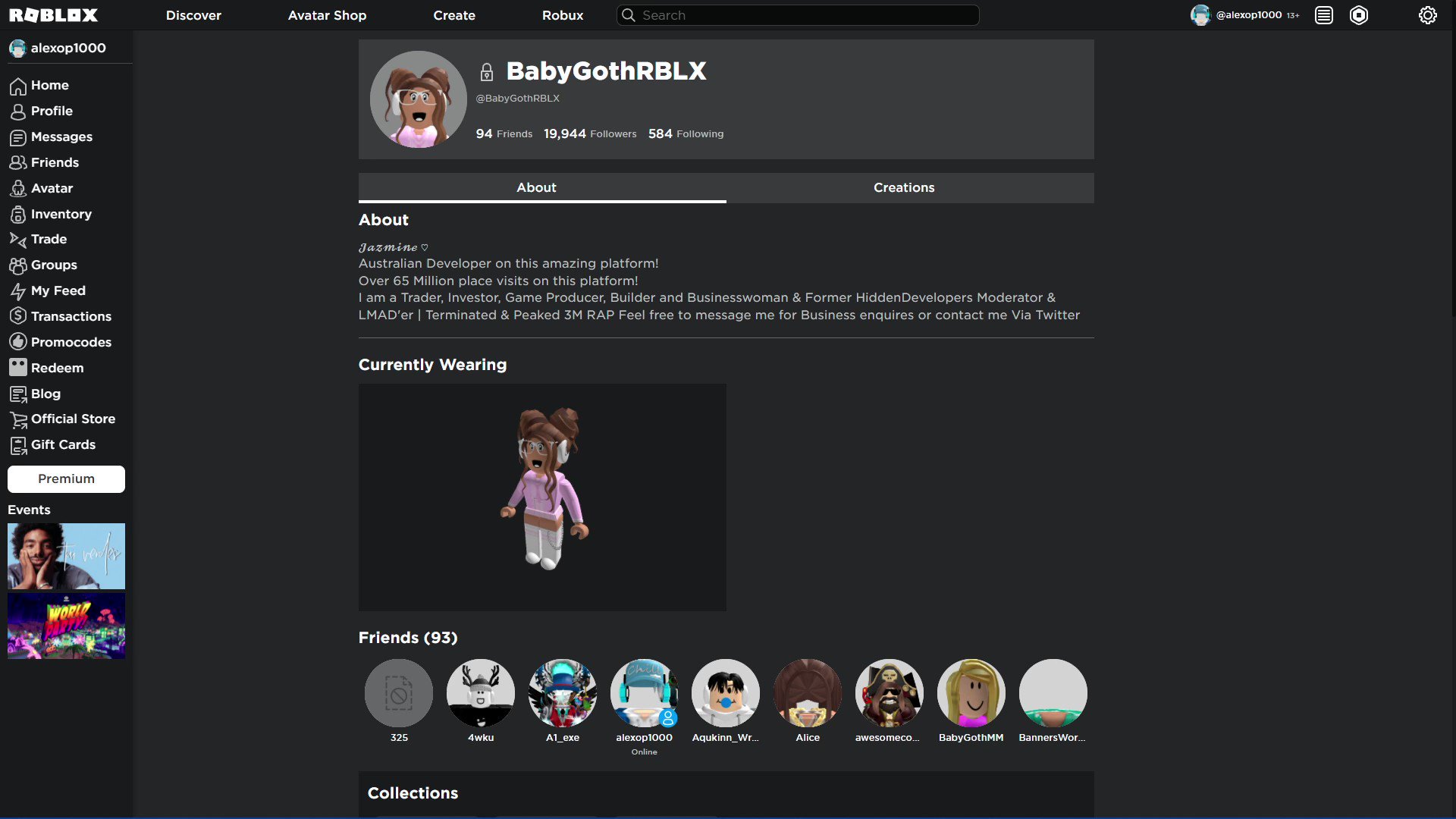 Alex Op on X: View the profile of a banned user on Roblox #Roblox  #RobloxDev  / X